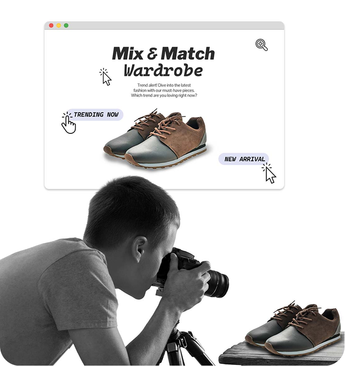 Professional e-commerce image editing workflow